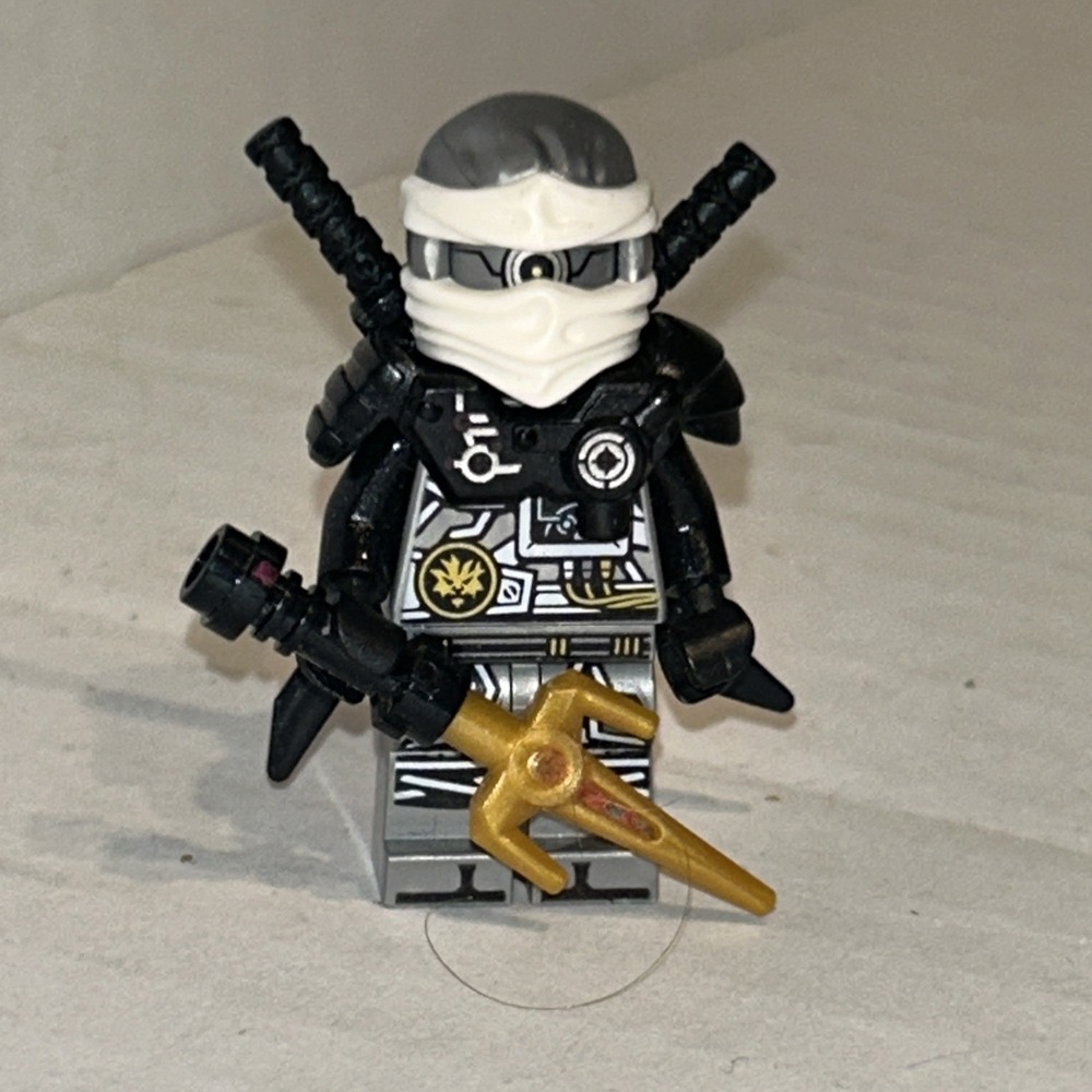 Lego Zane 70624 891731 Black Armor The Hands of Time Ninjago Minifigure